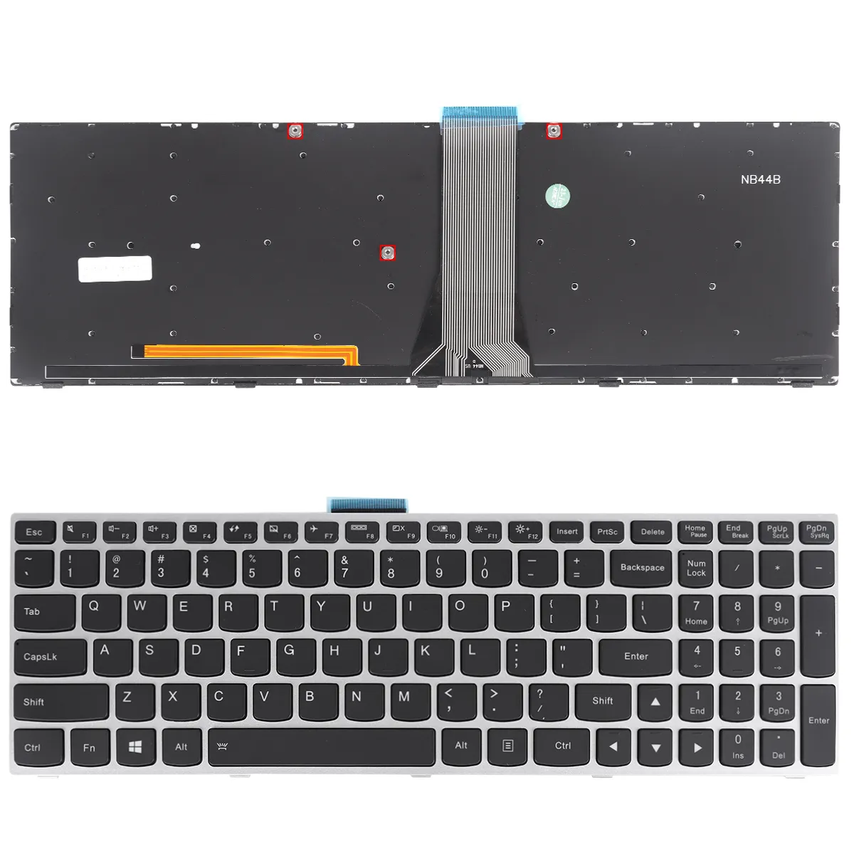 Picture of LENOVO G50-70 SILVER FRAME BLACK OEM (Backlit win8)